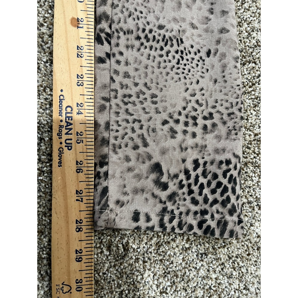 Gigi Moda Made in Italy Leopard Print Pant Women's Size Small 28x28 - Picture 5 of 10